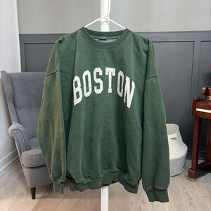 Green Boston Women’s Sweater